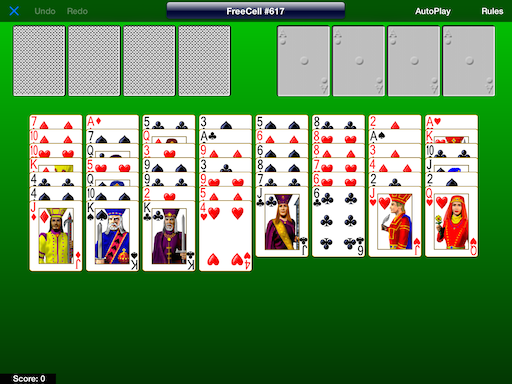 Difficult FreeCell Game #617